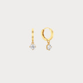 14K Gold Eos Hoops Earrings BlackSugar-Best Online Jewelry  Shop Earrings, Necklaces, Rings,Located West Los Angeles
